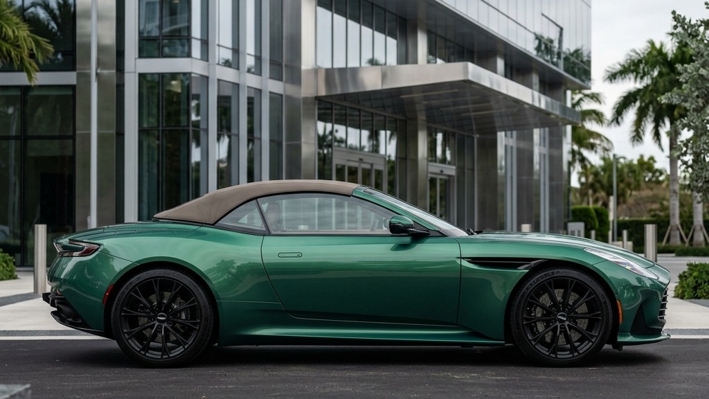 2024 Aston Martin DB12 Volante — Seraphim Supercars Miami — view 2