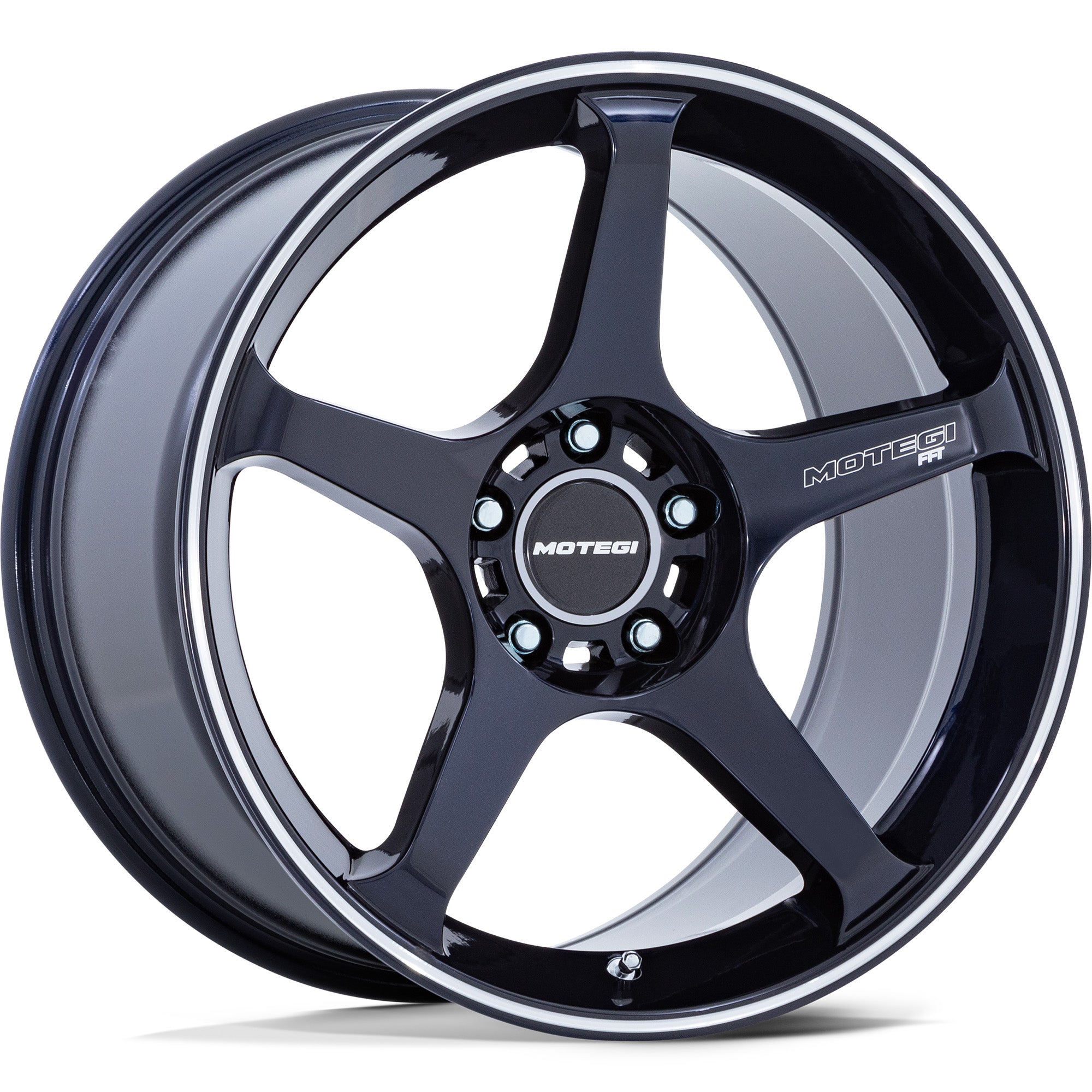 Motegi Motegi MR159 BATTLE V Obsidian Blue w/ Machined Lip Stripe - 18x9.5 | +38 | 5x100 | 56.15mm — Seraphim Supercars